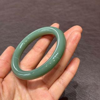 和田玉碧玉鸭蛋青55